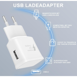 USB-Netzteil 15W Steckernetzteil 230V