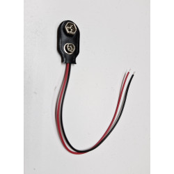 9v Batterie Clip m. 15cm Kabel