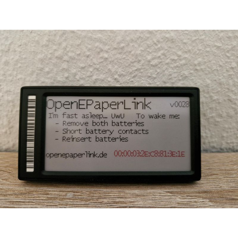 Epaper Display 2.6" OpenEpaperLink schwarz