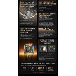 SpeedyBee F405 AIO V2 CNC 40A Flight Controller | 3-6S